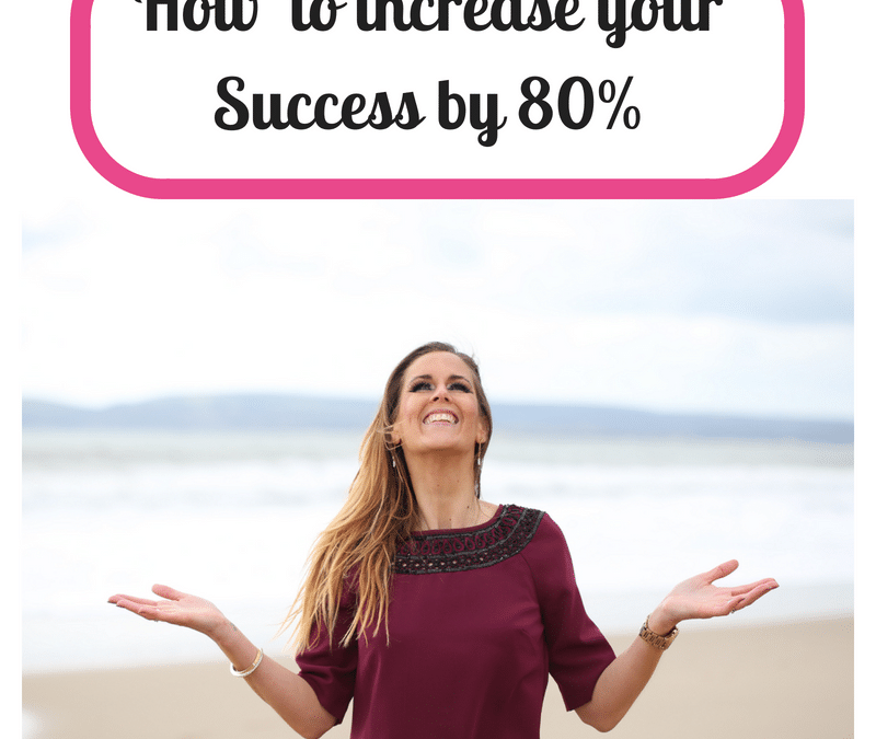 How to increase your success by 80%